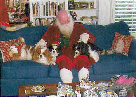 Santa and Chelsea